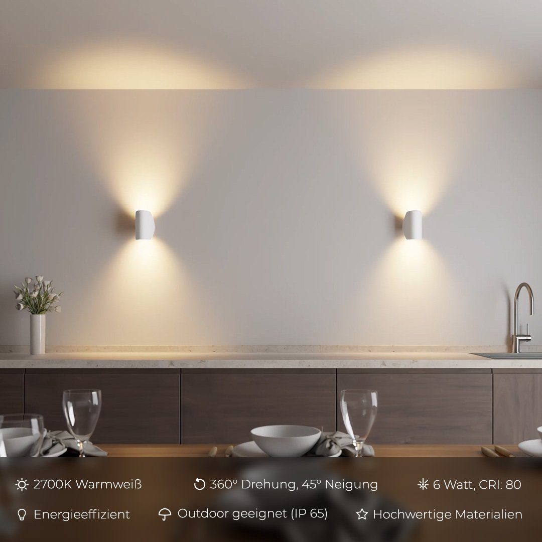 AstraBeam - Applique LED Extérieure avec Éclairage Chaud