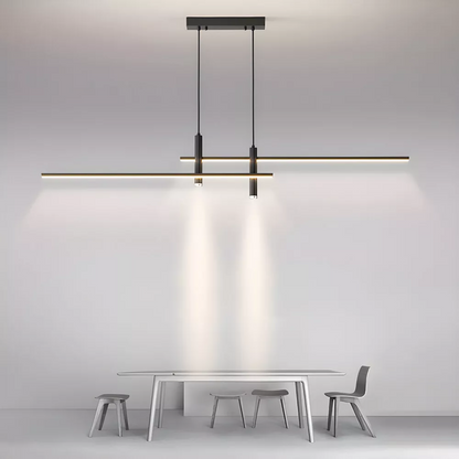 Lampe Suspendue Moderne et Réglable pour Salle à Manger – Lampe Suspension Élégante en Aluminium avec Éclairage LED Dimmable 4