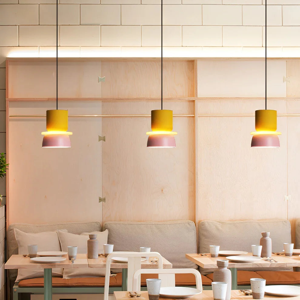 Lampe Suspendue Scandinave LED Énergétique en Corde – Luminaire Suspendu Pastel pour Salle à Manger et Salon 8