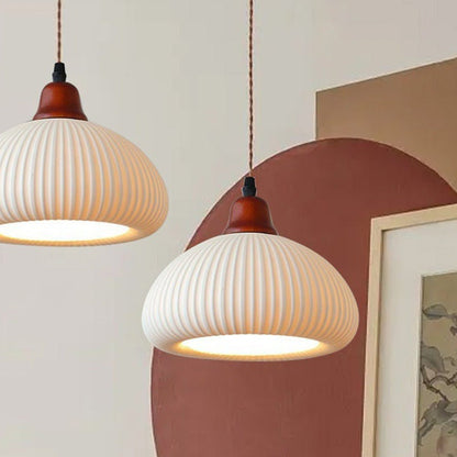 Lampe Suspendue Vintage Scandinave en Céramique avec Éclairage Doux pour Salle à Manger et Salon - Luminaire Suspendu Élégant 3
