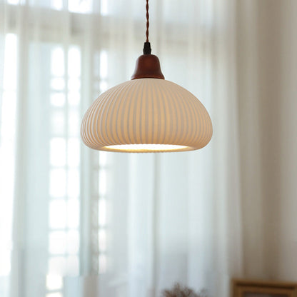 Lampe Suspendue Vintage Scandinave en Céramique avec Éclairage Doux pour Salle à Manger et Salon - Luminaire Suspendu Élégant 5