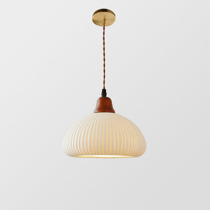 Lampe Suspendue Vintage Scandinave en Céramique avec Éclairage Doux pour Salle à Manger et Salon - Luminaire Suspendu Élégant 7