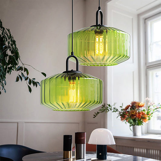 Lampe Suspendue en Verre pour Cuisine - Luminaire Suspendu Élégant et Durable pour Éclairage de Préparation et Cuisson 0