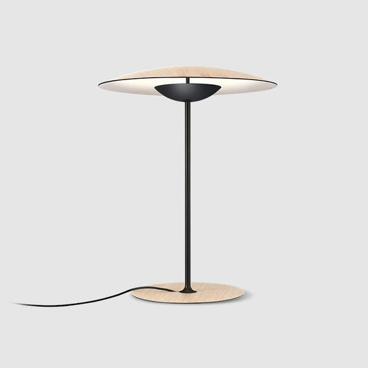 Lampe de Table Sans Fil Noir avec LED Intégrée et Éclairage Réglable – Design en Métal Élégant 0