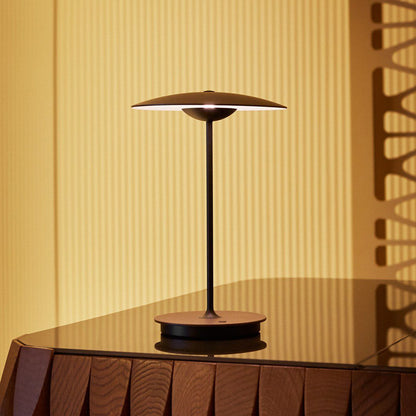 Lampe de Table Sans Fil Noir avec LED Intégrée et Éclairage Réglable – Design en Métal Élégant 2