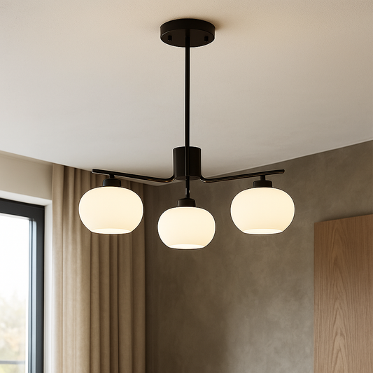 Lustre Bauhaus Élégant pour Chambre – Éclairage Chaud et Ambiance Chaleureuse, Design Intemporel et Polyvalent 0