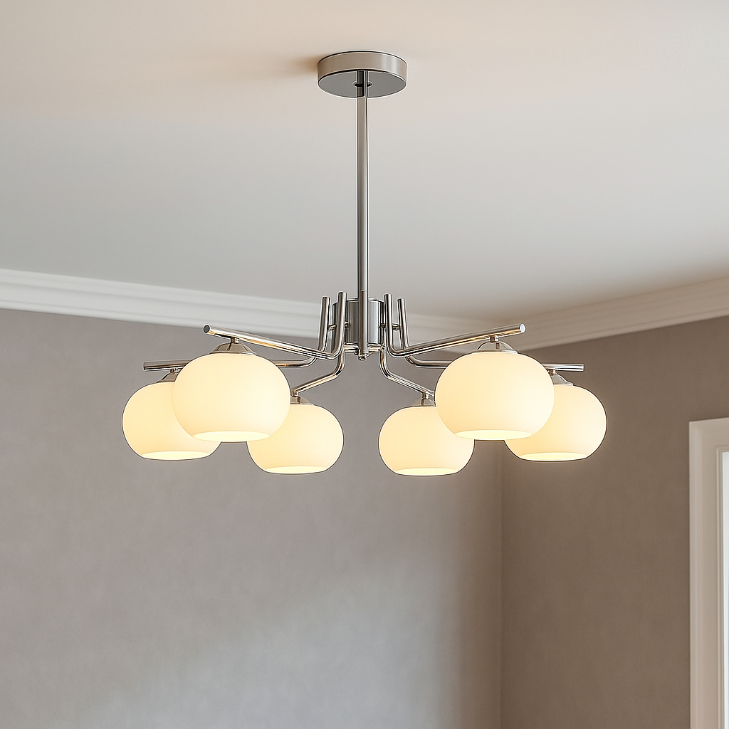 Lustre Bauhaus Élégant pour Chambre – Éclairage Chaud et Ambiance Chaleureuse, Design Intemporel et Polyvalent 2