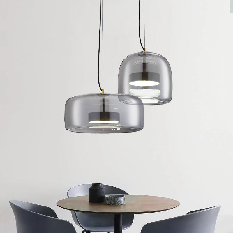 VerreÉlégance - Suspension moderne pour un décor d’hôtel
