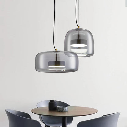 VerreÉlégance - Suspension moderne pour un décor d’hôtel