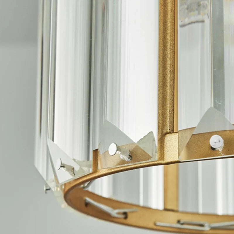 GlinsterLicht - Lampe Suspendue Élégante en Cristal K9
