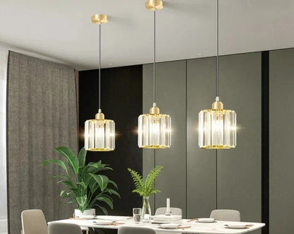 GlinsterLicht - Lampe Suspendue Élégante en Cristal K9