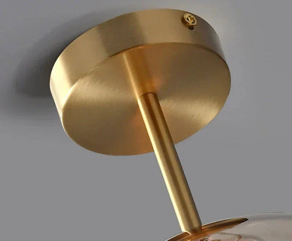 Lampe de Plafond en Verre Épuré