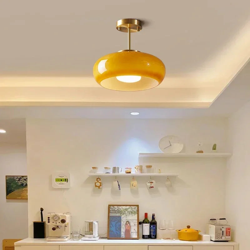 VerreLumière - Lampes suspendues en verre LED modernes