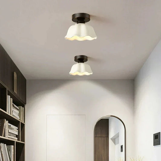 BrightGleam | Suspension en Céramique et Verre pour Intérieurs Luxueux