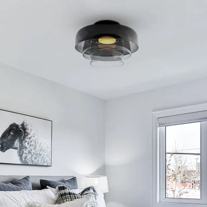 GlassLuxe – Lumière de Plafond Médiévale