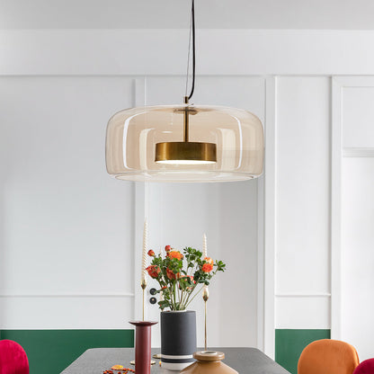 VerreÉlégance - Suspension moderne pour un décor d’hôtel