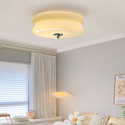 Plafonnier LED Art Déco en Métal et Verre, Éclairage Intégré, 13 cm - Luminaire Design pour Salon et Salle à Manger 8