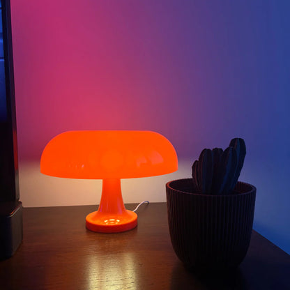 AtmosphereGlow | Lampe Champignon Orange – Design Rétro & Moderne – 3 Tons de Lumière