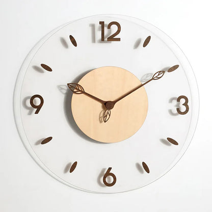 WalnutCraft - Horloge murale en bois de noyer