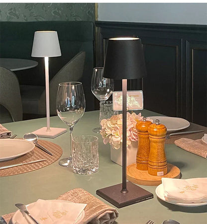 LumiGlow - Lampe de Table Nordiclight Rechargeable Sans Fil