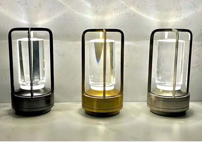 GlowSphere - Lanterne LED Portable Sans Fil avec Station de Charge