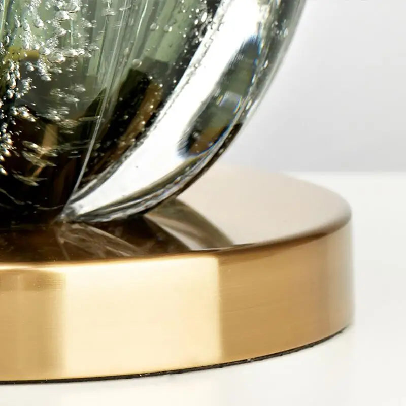 LumièreGrand - Lampe de Table en Verre pour Salon