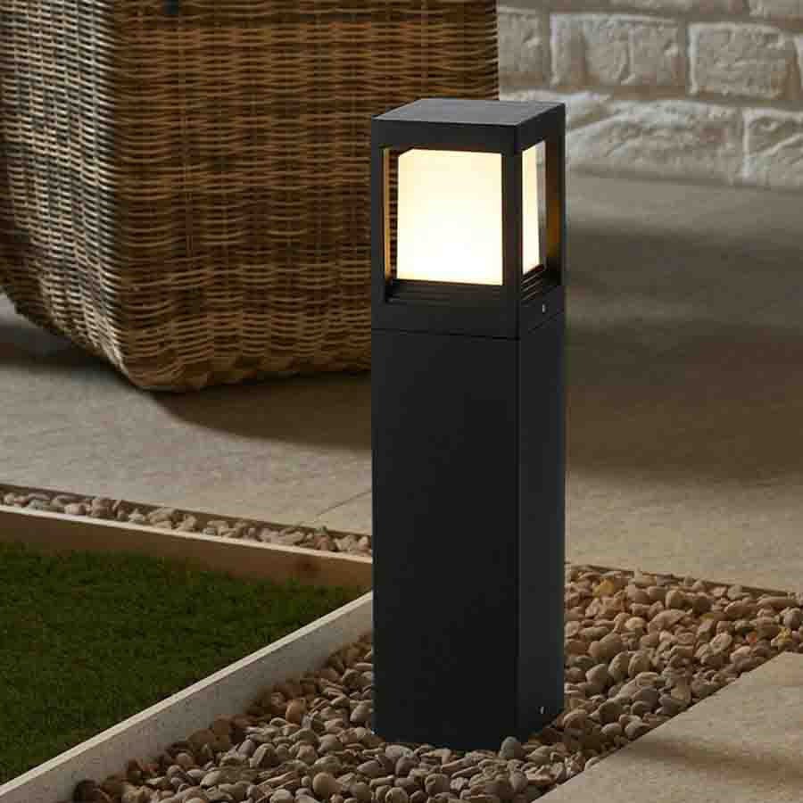 SOLVION | Lampe Solaire d’Extérieur – LED sur Pied – Aluminium – Lumière Blanche Chaude – Design Moderne IP54