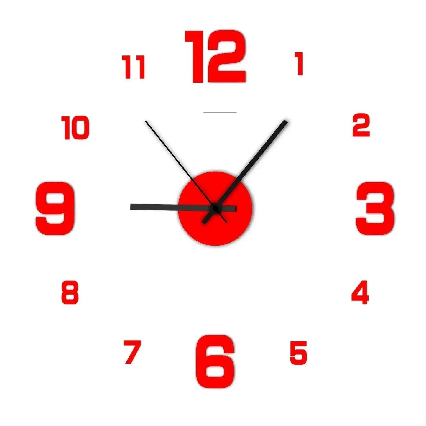 GlamClock – Horloge miroir pour salon élégant