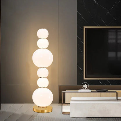 GlassGlow - Lampe de Table Designer en Verre pour Salon et Chambre