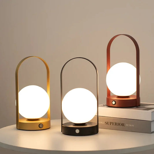 FlexiLamp - Lampe de Table USB Rechargeable et Dimmable pour Extérieur