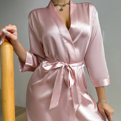 ChicWrap – Robe de matin élégante