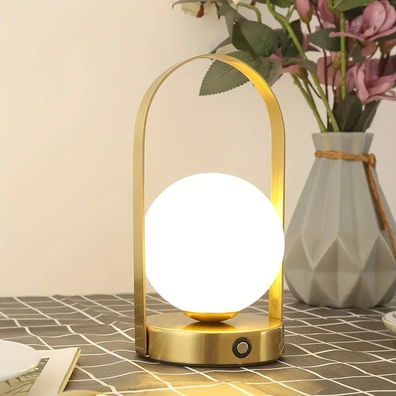 FlexiLamp - Lampe de Table USB Rechargeable et Dimmable pour Extérieur