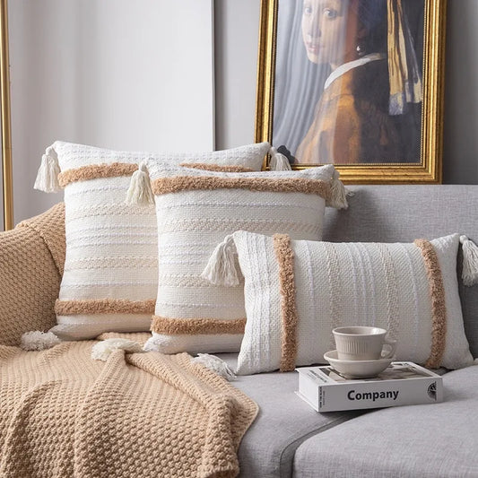 ChicTuft | Housse de Coussin en Style Luxe pour Salon et Chambre