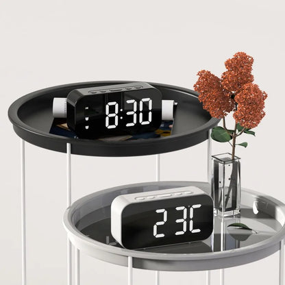 TimeGlow – Horloge LED avec affichage de température et double alarme