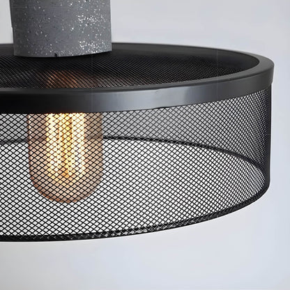 FERROX | Suspension Industrielle – Béton & Fer – LED avec Douille E27