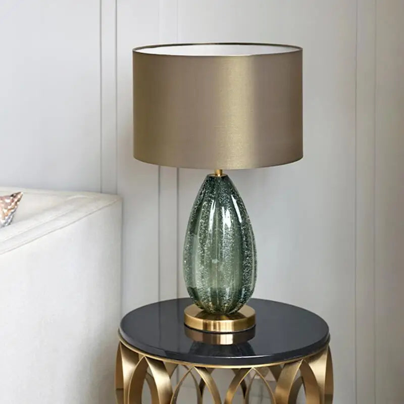 LumièreGrand - Lampe de Table en Verre pour Salon