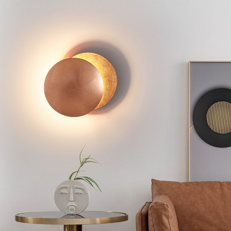 EclipseLamp - Applique Murale avec Design Éclipse Solaire