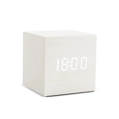 TempTune – Horloge LED en bois avec affichage de température