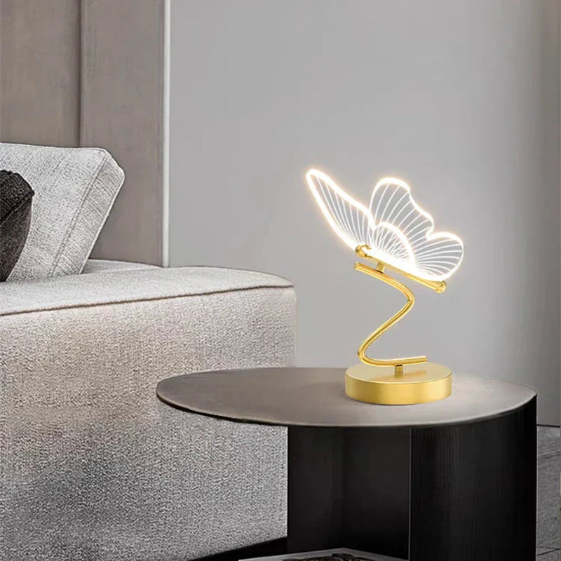 LumièrePapillon - Lampe de Chevet USB Éclairante et Élégante