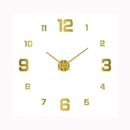 SilentTime – Horloge Murale Numérique Classique | Design Silencieux | 30 cm | Idéal pour Chambre ou Salon