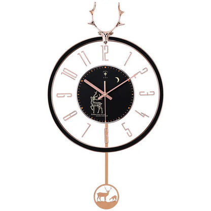 PolarisClock - Horloge murale silencieuse luxe