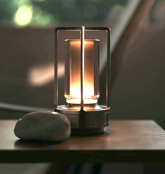 GlowSphere - Lanterne LED Portable Sans Fil avec Station de Charge