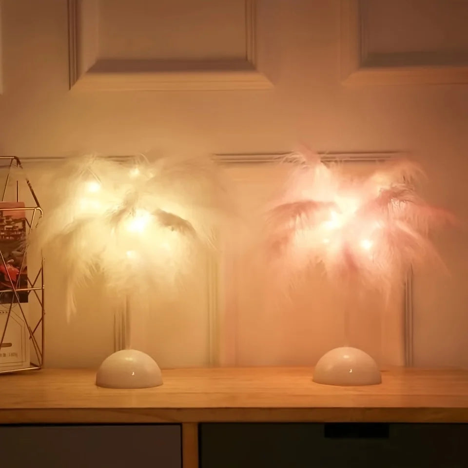 Feather - Lampe à Plumes Élégante