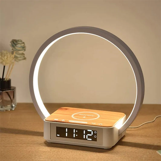 LumiClock - Lampe de Nuit 3-en-1 avec Alarme