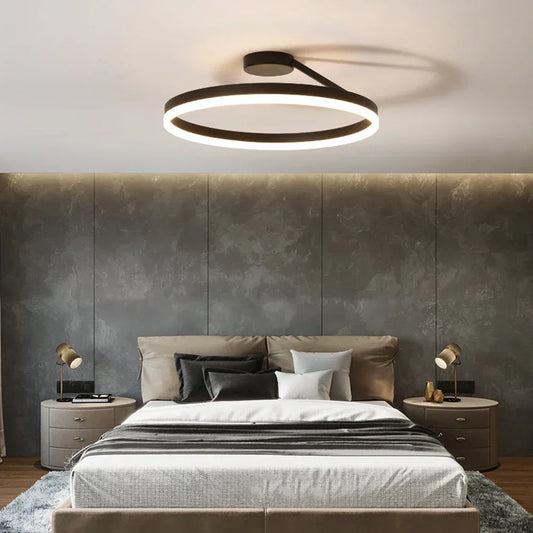 LumièreNord - Plafonnier LED Anneau Romantique pour Chambre