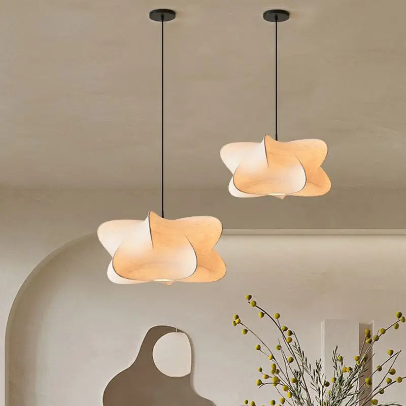 SimplicitéChic - Suspension japonaise en soie Wabi Sabi