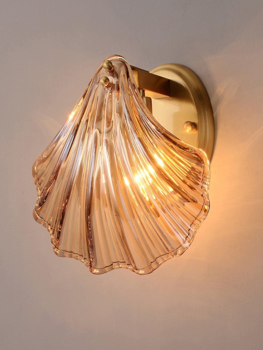 Shell Light - Lampe murale design en coquillage