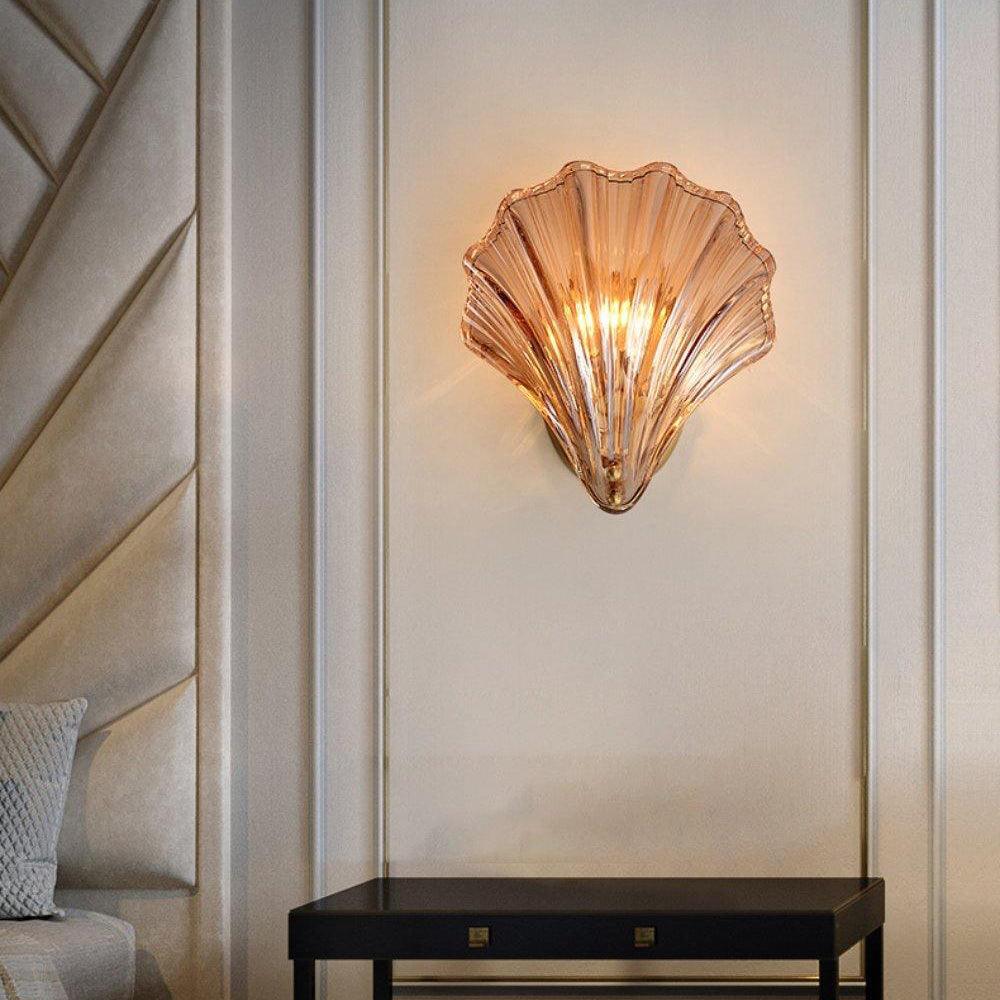 Shell Light - Lampe murale design en coquillage