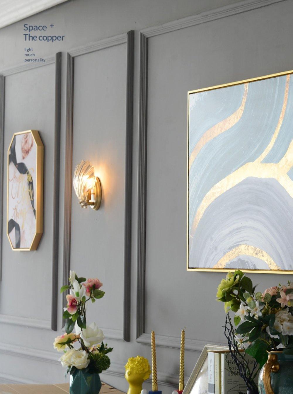 Shell Light - Lampe murale design en coquillage