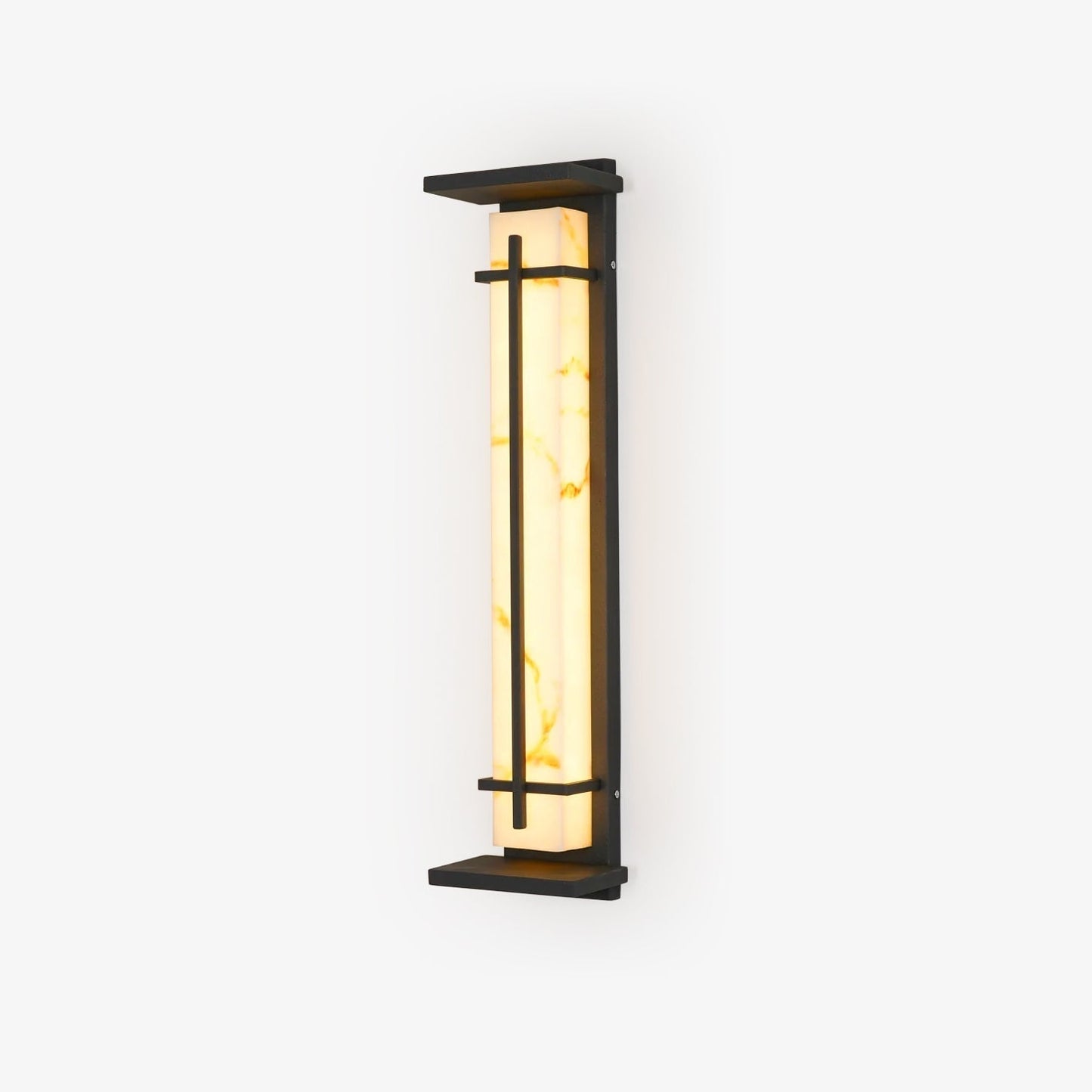 STRAVO | Applique Murale d’Extérieur – Acier Inoxydable & Marbre – LED Intégrée – IP65 – 3 Tailles & Couleurs